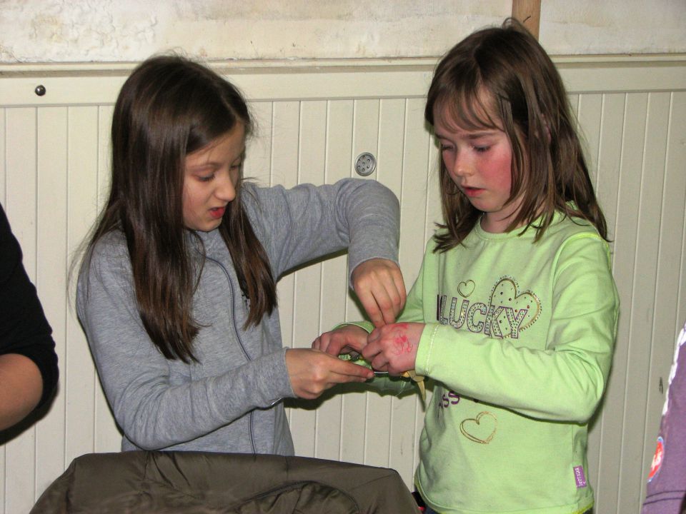 Izdelava cvetja za materinski dan 2010 - foto povečava