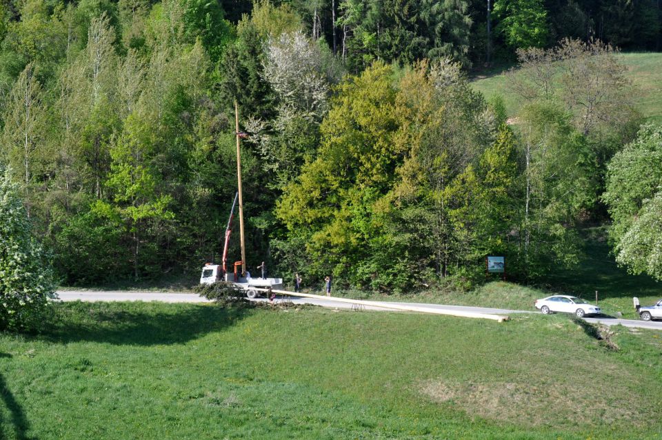 Postavljanje mlaja Zavodnje 2011 - foto povečava