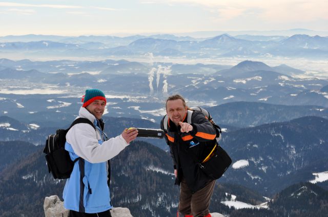 Uršlja Gora Buki Tinč in jaz 18.2.2012 - foto