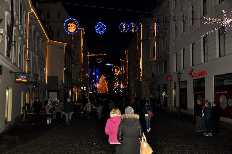 Ogled Ljubljane v decemru 2013 - foto povečava