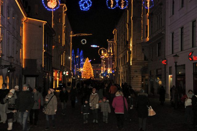 Ogled Ljubljane v decemru 2013 - foto