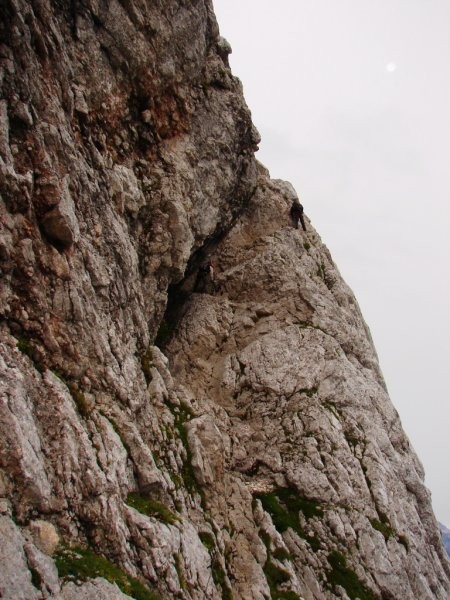 Početak uspona u stijeni