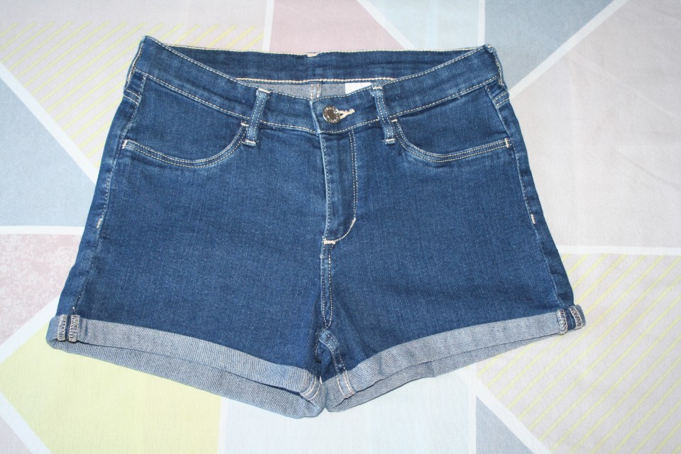 jeans kratke hlače H&M 152, nove, 7€