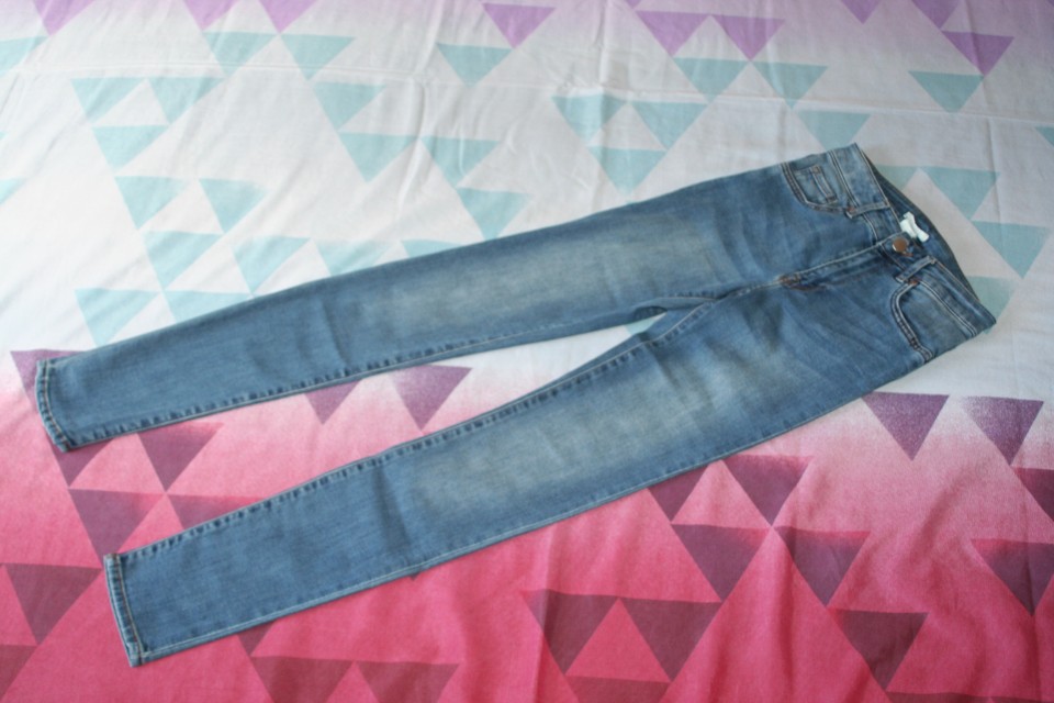 h&m jeans hlače skinny št. 34 (xs),  8€