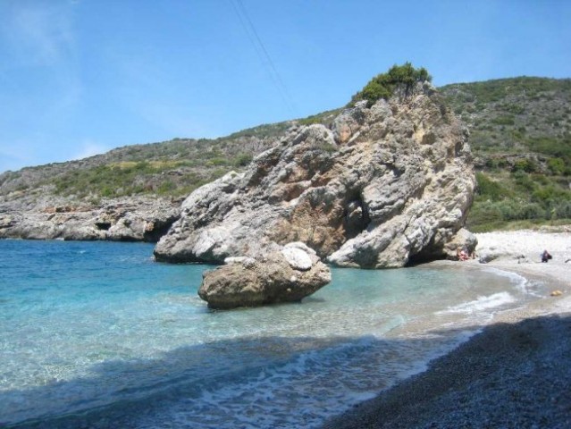 Najlepša plaža, na katero sva naletela slučajno nekje ob poti