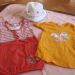 Tunika + majčka Little girl star + klobuček, št. 74, 4€