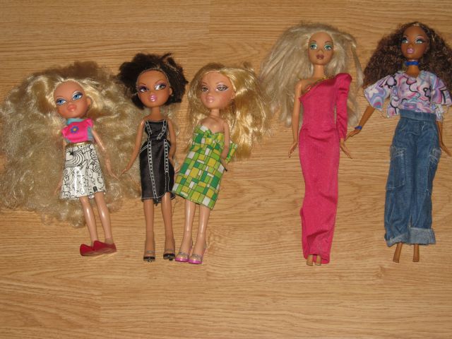 Bratz in Barbie my scene punčke, cena 5 eur/kos, pri nakupu vseh 1 GRATIS