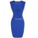 Raztegljiva modra obleka velikost 42, 10€