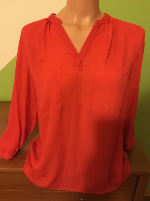 rdeča bluza, H&M 44, 6€