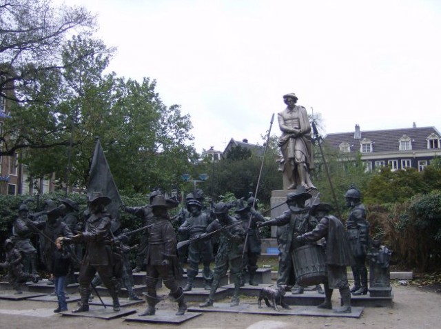 Rembrantov spomenik - amsterdam