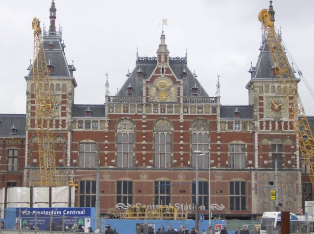 Zelezniska postaja v Amsterdamu