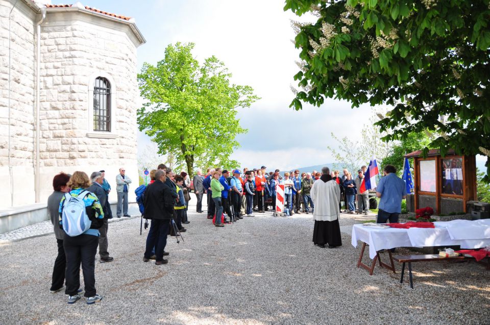 Pohod in otvoritev info table na Sv.Gori - foto povečava