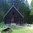 urejanje koče na mangrtski planini 15.6.2013