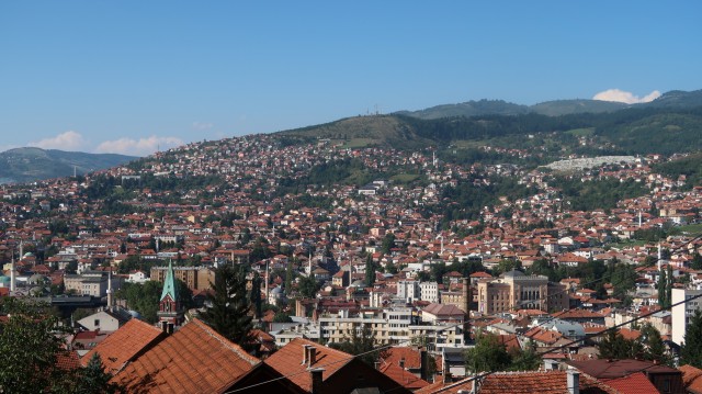 Sarajevo s stolpa Avaz