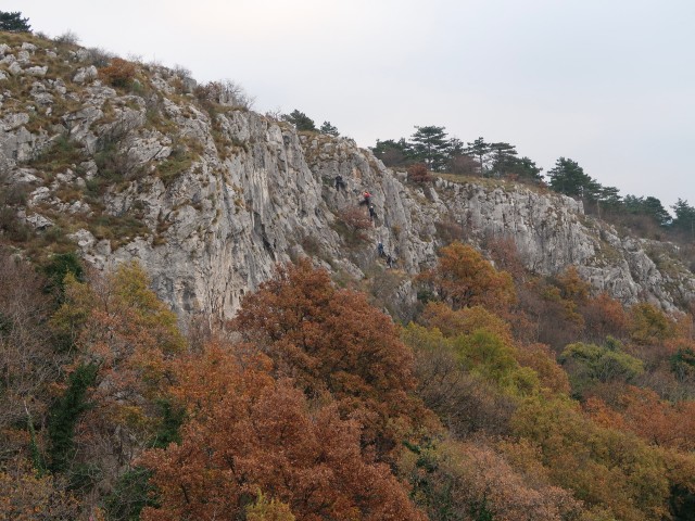 Ferata Biondi, Nos in Zimska roža nad dolino  - foto