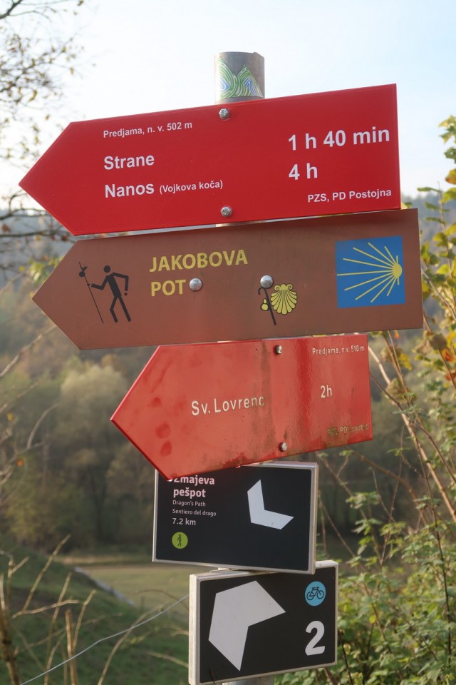 Slovenska Jakobova pot odsek Studeno Podraga - foto povečava