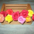 rože iz krep papirja