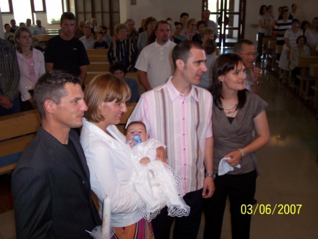 Sv. krst - botrčki in starši
