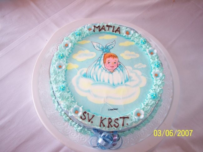 sv. krst - torta