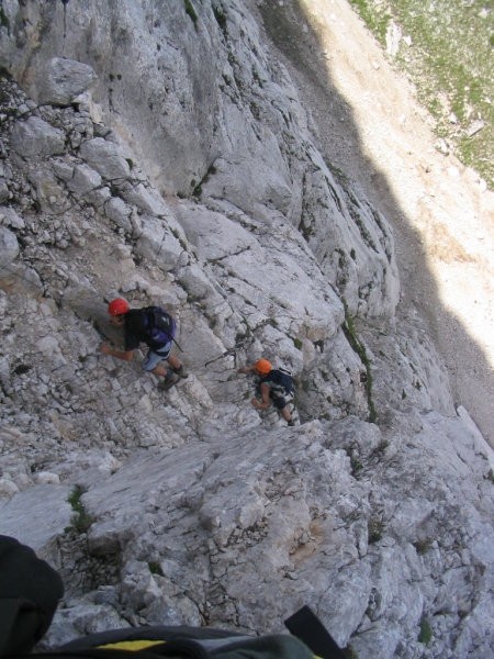 Mangart - Via Italiana - foto povečava