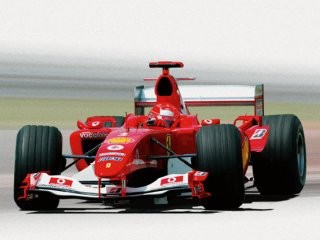 Schumacher mit Ferrari.
