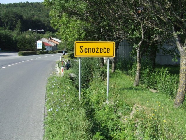 Second stop, Senožeče, around 11 a.m.