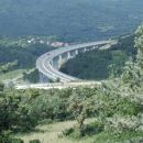 highway bridge in Črni Kal