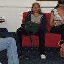 Anja all bored while waiting to get of