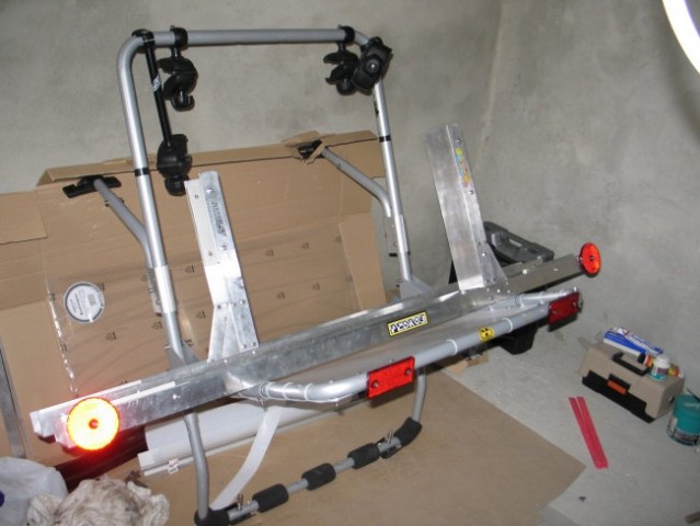 Prenovljen prtljažnik za kolesa - foto