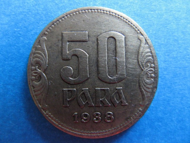 50 Para 1938 - front