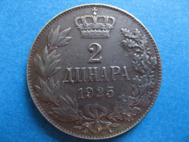 2 Dinara 1925 - front