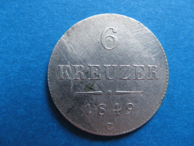 6 Kreuzer 1849 (km2200) - front