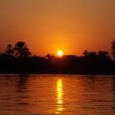 Sončni zahod nad Nilom
