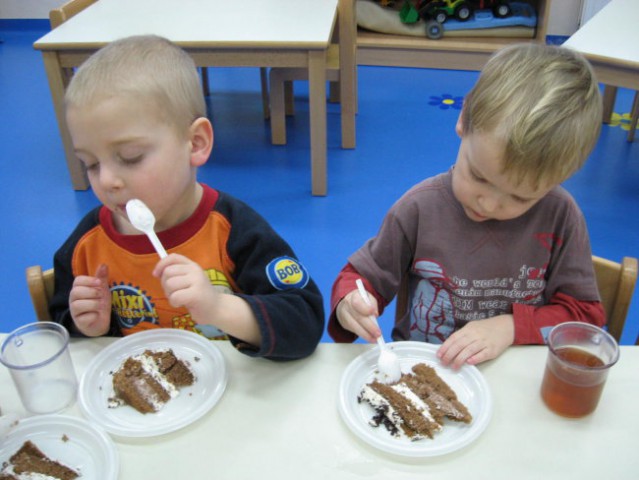 Zajtrk in Martinov rojstni dan (18. 1. 2008) - foto