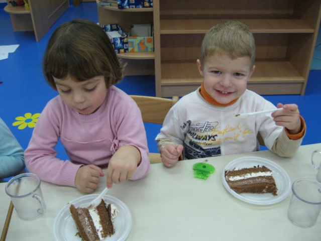 Zajtrk in Martinov rojstni dan (18. 1. 2008) - foto