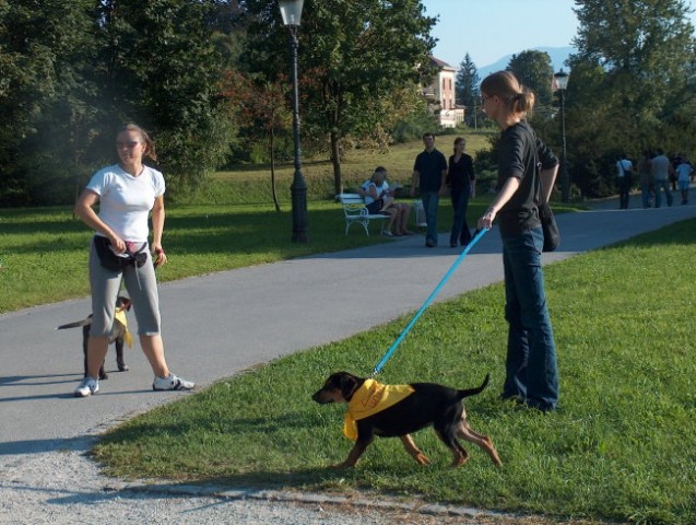 Horjulčani v Tivoliju, 3.9.2006 (Medi, Mimi, King in Ajda)